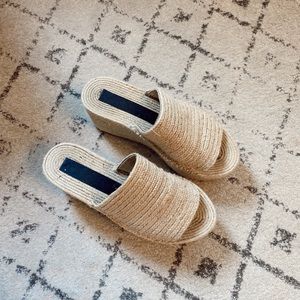 Zara wedges platforms